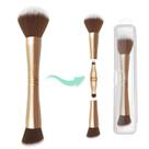 Conjunto de pincéis de maquiagem JILIER 4 em 1 com estojo Foundation Blush Conjunto de pincéis de maquiagem JILIER 4 em 1 com estojo Foundation Blush