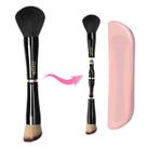 Conjunto de pincéis de maquiagem JILIER 4 em 1 com suporte de viagem preto Conjunto de pincéis de maquiagem JILIER 4 em 1 com suporte de viagem preto