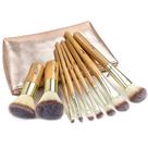 Conjunto de pincéis de maquiagem Matto de 9 peças com bolsa de viagem sintética Conjunto de pincéis de maquiagem Matto de 9 peças com bolsa de viagem sintética