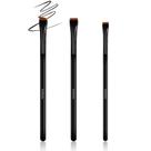 Conjunto de pincéis de maquiagem Raffaello para sobrancelhas ultrafinas, 3 peças pretas