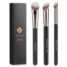 Conjunto de pincéis de maquiagem TEOYALL Contour Conceal 3 peças sintéticas