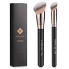 Conjunto de pincéis de maquiagem TEOYALL Foundation Contour 2 peças angulares