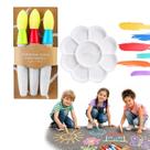 Conjunto de Pincéis de Tinta Giz para Calçada ao Ar Livre 3 Peças Lavável