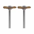Conjunto de pincéis Dremel 535-02 Escovas de latão de 3/4 de diâmetro (pacote com 2)