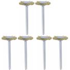 Conjunto de pincéis Dremel 535-02 Escovas de latão de 3/4 de diâmetro (pacote com 6)