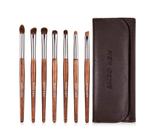 Conjunto de pincéis ENZO KEN Natural Pony Hair Eye Shadow com estojo Conjunto de pincéis ENZO KEN Natural Pony Hair Eye Shadow com estojo