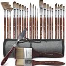 Conjunto de pincéis Fuumuui Professional Artist com 25 pincéis Conjunto de pincéis Fuumuui Professional Artist com 25 pincéis