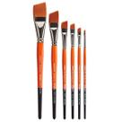 Conjunto de pincéis KINGART B-014 Premium Radiant 6400 Angular Shader