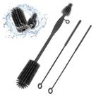 Conjunto de pincéis Leucite, escova para mamadeiras e limpador de palhas Conjunto de pincéis Leucite, escova para mamadeiras e limpador de palhas