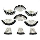 Conjunto de pincéis Merryland Bristle Brush Mini Nylon para Dremel, pacote com 72