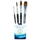 Conjunto de Pincéis para Aquarela Princeton Aqua Elite 4850 4 peças Conjunto de Pincéis para Aquarela Princeton Aqua Elite 4850 4 peças