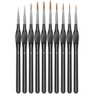 Conjunto de Pincéis para Pintura Cocoaland 10 Peças com Cabo Triangular 18 cm