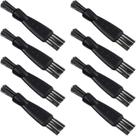 Conjunto de Pincel de Limpeza Dupla Face Patelai Black - Para Razor e Trimmer Conjunto de Pincel de Limpeza Dupla Face Patelai Black - Para Razor e Trimmer