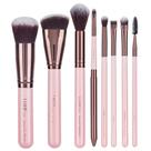 Conjunto de Pincel LUXIE Complete Face Rose Gold - Vegano e Cruelty Free