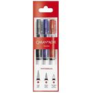 Conjunto de Pincel Reservatório Waterbrush Caran d'Ache3 Unidades Conjunto de Pincel Reservatório Waterbrush Caran d'Ache3 Unidades