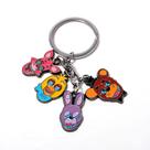Conjunto de pingentes de chaveiro Five Nights at Freddy's Animatronics
