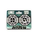 Conjunto de pinos coletores LOST Dharma Initiative Station Enamel
