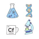 Conjunto de pinos de broche Creative Science DNA Helix Microscope