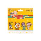 Conjunto de pinos The Loyal Subjects Rainbow Brite SDCC 2024, pacote com 4 Conjunto de pinos The Loyal Subjects Rainbow Brite SDCC 2024, pacote com 4