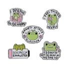 Conjunto De Pins De Esmalte Com Desenhos Animados Fofos De Anime, Capivara, Gato Preto, Dados,