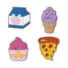 Conjunto De Pins De Esmalte Com Desenhos Animados Fofos De Anime, Capivara, Gato Preto, Dados,