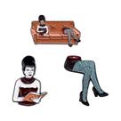 Conjunto De Pins Esmaltados De Personagens De Filmes De Terror De Halloween, 3-6 Peças, Broches De