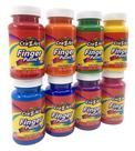 Conjunto de pintura a dedo Cra-Z-Art lavável para crianças, 8 quilates e 120 ml, variado Conjunto de pintura a dedo Cra-Z-Art lavável para crianças, 8 quilates e 120 ml, variado
