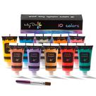 Conjunto de pintura corporal Maydear, 10 cores, seguro e não tóxico para adultos e crianças