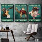 Conjunto de pintura de arte de parede Picture Funny Animal 40x60cm (3 unidades)