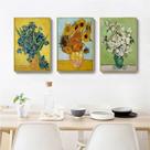 Conjunto de pintura de parede Van Gogh Sunflower 40x60cm (3 unidades) Conjunto de pintura de parede Van Gogh Sunflower 40x60cm (3 unidades)
