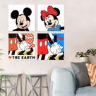 Conjunto de pintura de pôster Cartoon Mouse Couple Kids Room 40x40cm