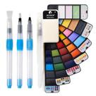 Conjunto de pintura em aquarela MEEDEN Travel 42 cores com pincéis