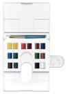 Conjunto de pintura em aquarela Winsor & Newton Cotman 15 unidades com pincel Conjunto de pintura em aquarela Winsor & Newton Cotman 15 unidades com pincel