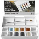 Conjunto de pintura em aquarela Winsor & Newton Cotman 8 Half Pan Conjunto de pintura em aquarela Winsor & Newton Cotman 8 Half Pan