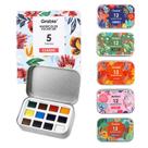 Conjunto de pintura Grabie Pocket, artista de aquarelas de 12 cores
