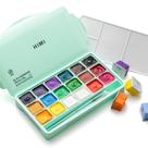 Conjunto de pintura guache HIMI 18 cores, materiais de arte não tóxicos de 30 ml