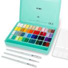 Conjunto de pintura guache HIMI 48 cores x 12 mL com pincéis e paleta