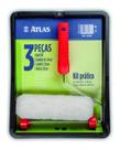 Conjunto de Pintura Prático Multiuso 3pcs Pincéis e Acessórios Versáteis Atlas