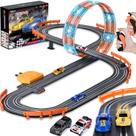 Conjunto de pista de corrida de caça-níqueis ShyLizard com 4 carros para crianças de 6 a 12 anos