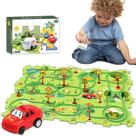 Conjunto de pistas de carros Puzzle Racer RAESOUL Land Series 25 unidades para crianças