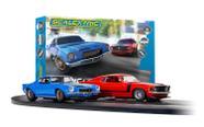 Conjunto de pistas de corrida de caça-níqueis Scalextric American Street Dual