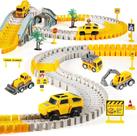 Conjunto de pistas de corrida de construção kizplays com 2 carros elétricos (3 ou mais)