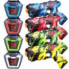 Conjunto de pistolas Laser Tag OSALON com display digital de pontuação LED, 4 unidades