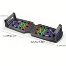 Conjunto de Placa de Push-up Multifuncional. Este conjunto portátil e dobrável