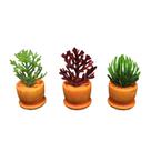 Conjunto de plantas verdes de musgo de resina em miniatura para decoração de jardim de fadas Conjunto de plantas verdes de musgo de resina em miniatura para decoração de jardim de fadas