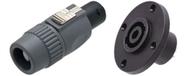 Conjunto De Plug Speakon Macho E Fêmea Mxt 4 Vias 5 Casais