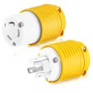 Conjunto de plugue e receptáculo de soldador Tellegloww 30A 250V 2 peças
