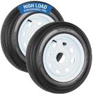 Conjunto de pneu e roda para reboque eCustomRim 4.80-12 carga C, 5 furos