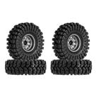 Conjunto de Pneus Beadlock 1.0 para Carros RC Crawler 1/18 e 1/24