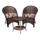 Conjunto de Poltronas Fibra Sintética Seul - 2 Poltronas + 1 Mesa Centro - Tecido Gamboa Bege Conjunto de Poltronas Fibra Sintética Seul - 2 Poltronas + 1 Mesa Centro - Tecido Gamboa Bege